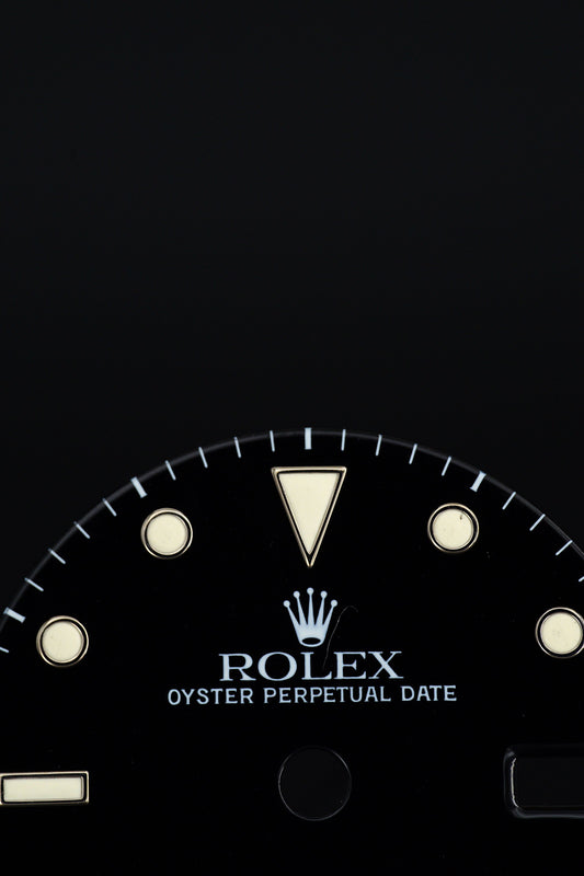 Rolex schwarzes Zifferblatt für GMT-Master II 16710 | 16760 Tritium light Patina