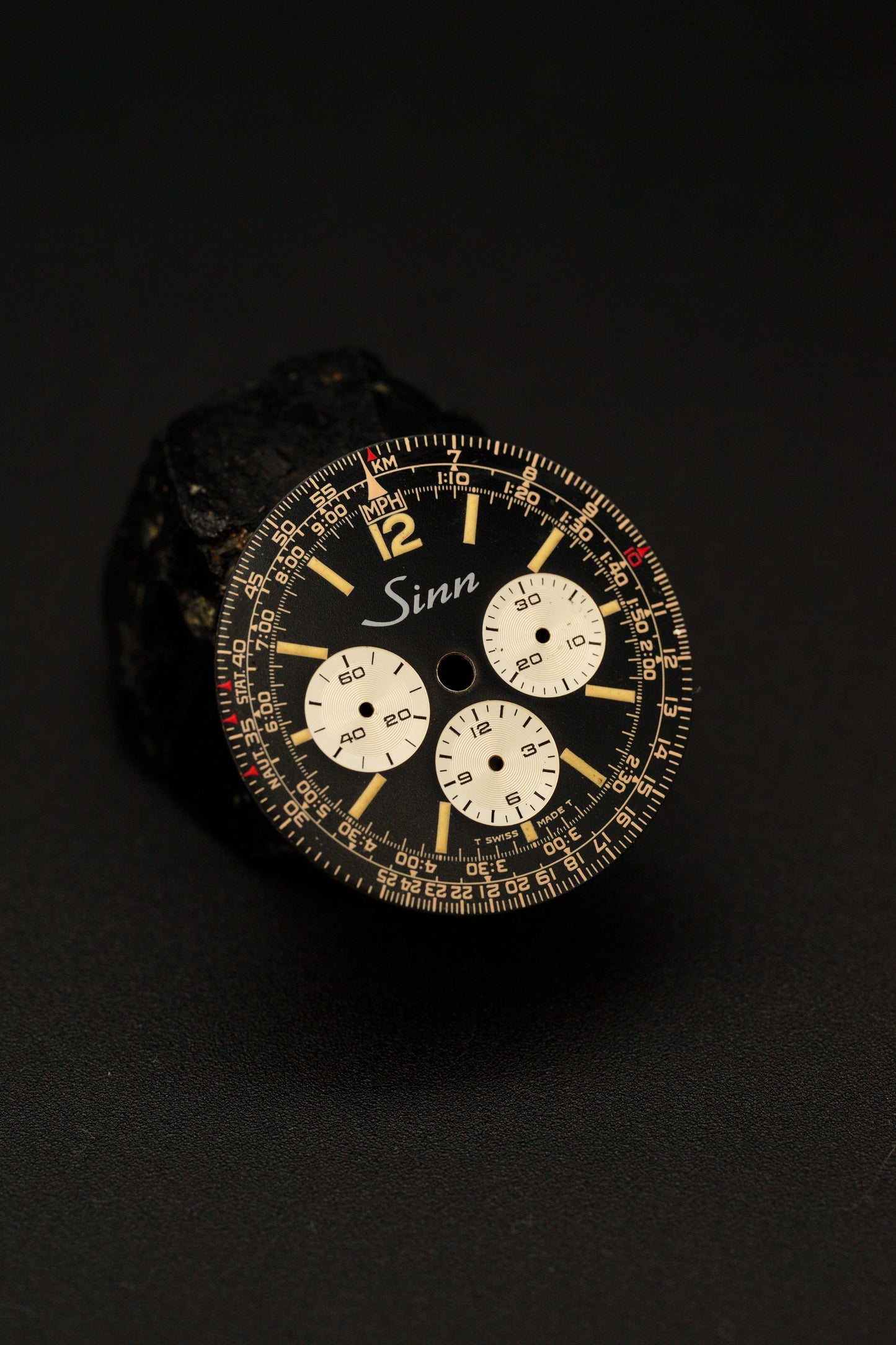 Sinn Zifferblatt für Chronograph Tritium