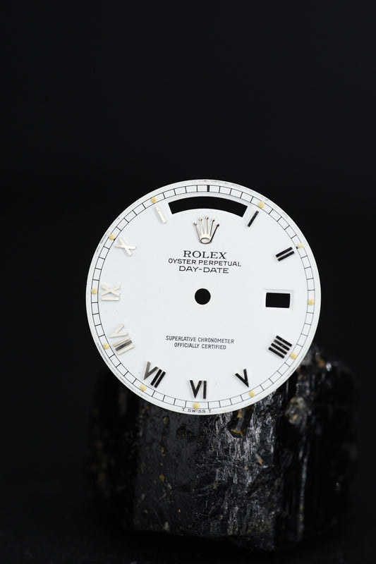 Rolex ‘White Roman’ dial for Day-Date 36 MM 18039 | 1823 Tritium