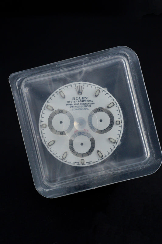 Rolex NOS Zifferblatt für Cosmograph Daytona 116520 im Blister Chromalight