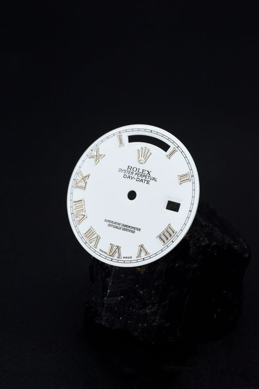 Rolex White Roman NOS Dial for OP Day-Date 36mm 18039 | 18239 | 118239