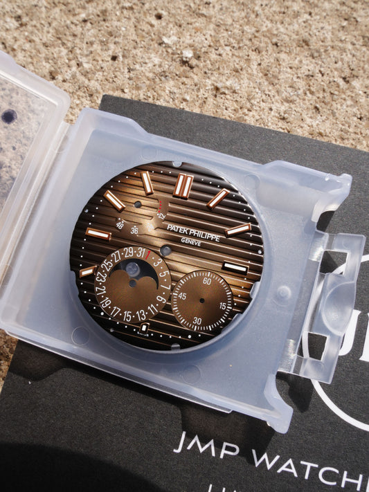 Patek Philippe braun Zifferblatt für Nautilus 5712r Voll Rose Modell Neue Version