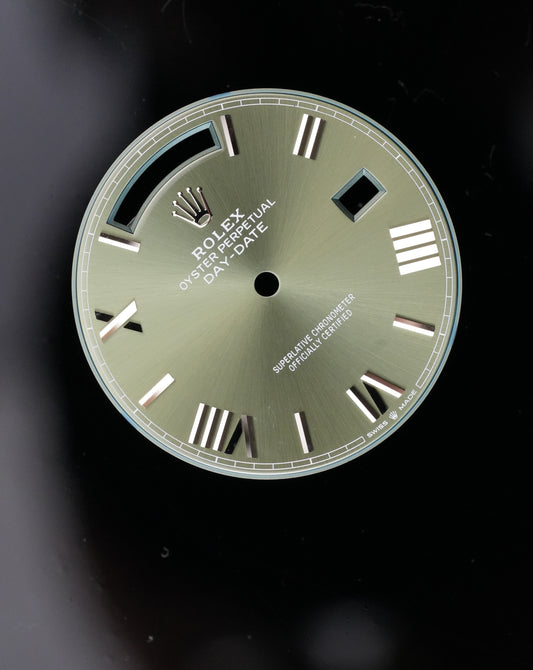 Rolex “Olive Green” green dial for Day-Date 40 mm 228239 | 228206 | 228349 and others