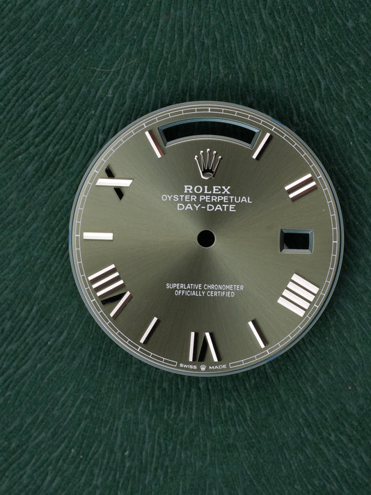 Rolex “Olive Green” green dial for Day-Date 40 mm 228239 | 228206 | 228349 and others