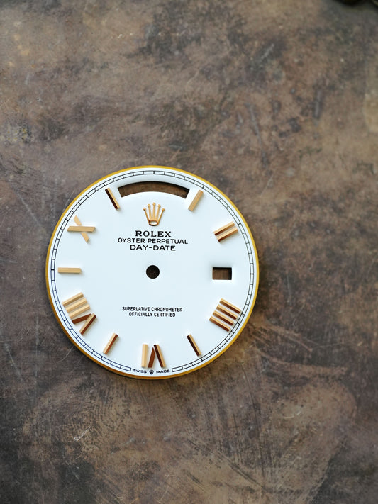 Rolex NOS White Roman Dial for Day-Date 40 mm 228235