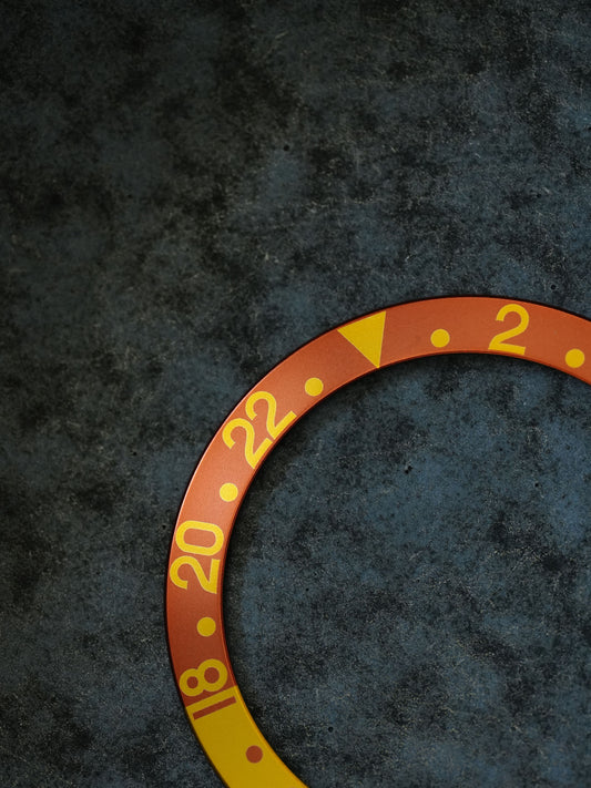 Rolex NOS Inlay | Insert ,,Tiger Eye'' for GMT-Master 16758 | 16713 | 16718