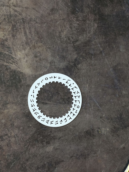 Rolex NOS Date disc Chinese white for Cal. 3135 | 3155 Datejust & Day-Date 18239 | 18206 | 118206 | 118239