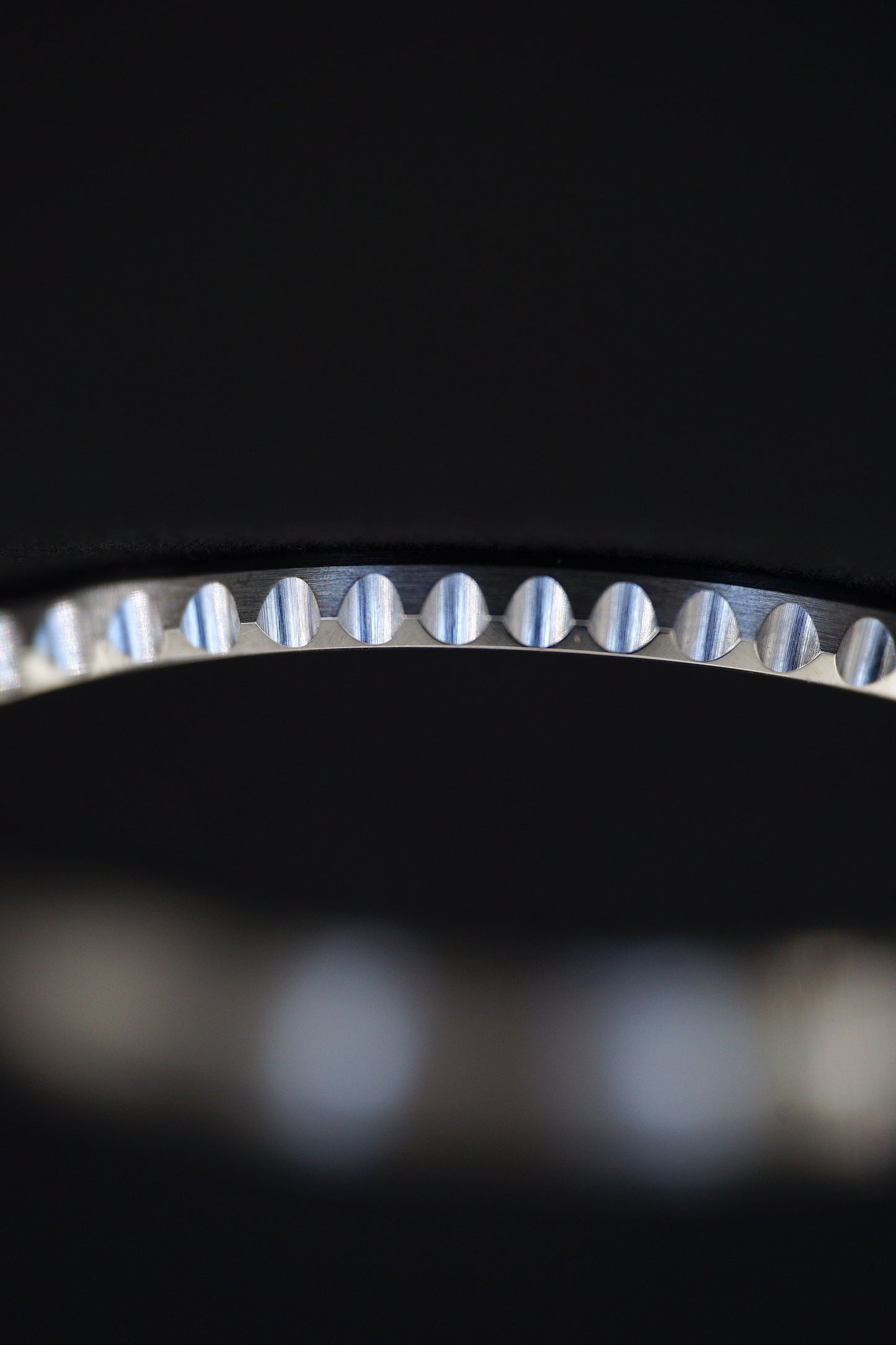 Rolex Lünette Stahl für Submariner 126610 LV komplett