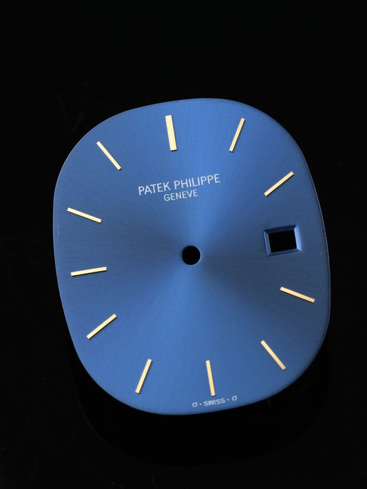 Patek Philippe Zifferblatt MK1 Blau "Sigma Dial" für Ellipse 3738J - ohne Füße