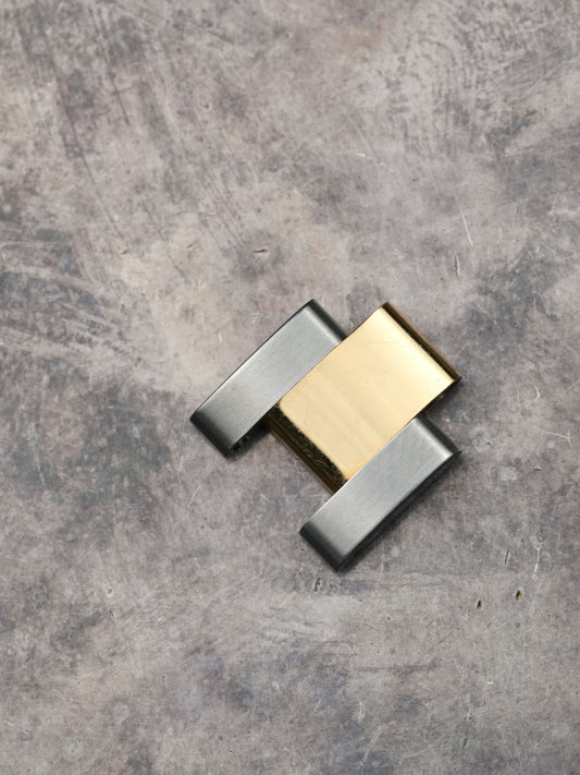 Rolex Oyster steel / yellow gold Elemet | link 12.25 mm for Oyster bracelets