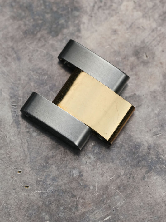 Rolex Oyster steel / yellow gold Elemet | link 12.25 mm for Oyster bracelets