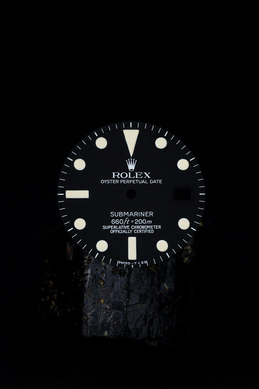 Rolex Service Dial for Submariner 1680 Tritium Vanille Patina