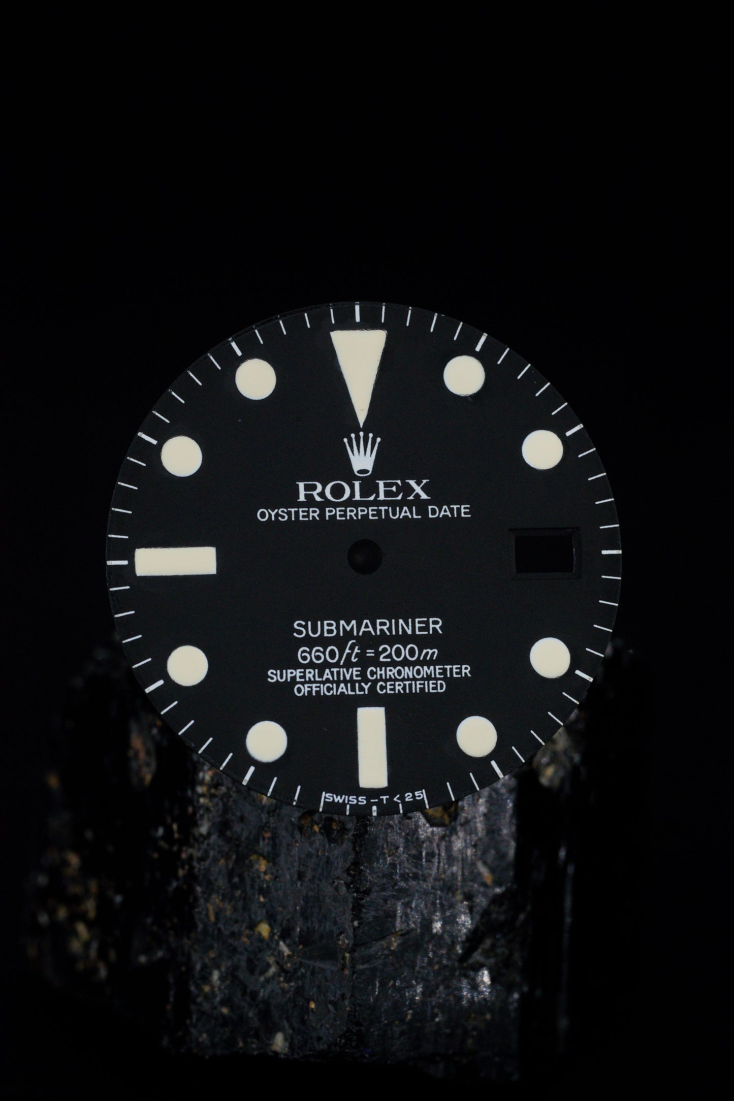 Rolex Service Dial for Submariner 1680 Tritium Vanille Patina