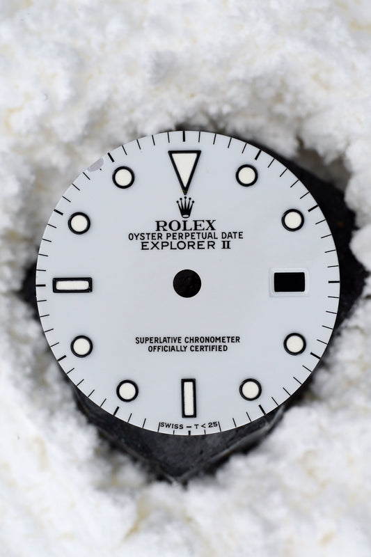 Rolex Polar White Dial (Grey Porcelain/ Porzellan) 16570 | 16550 Tritium