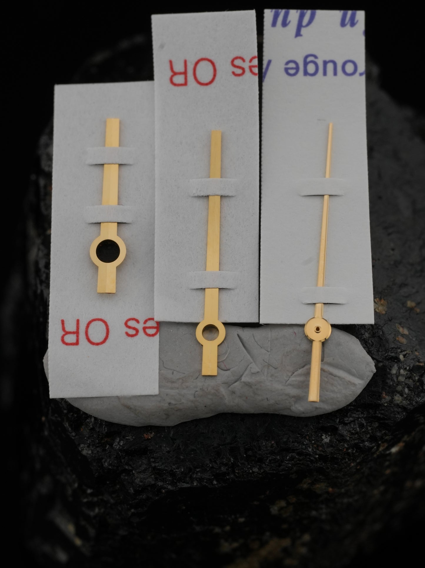 Rolex NOS hand set without luminous material for Day-Date 18238 | 118238 | 128238