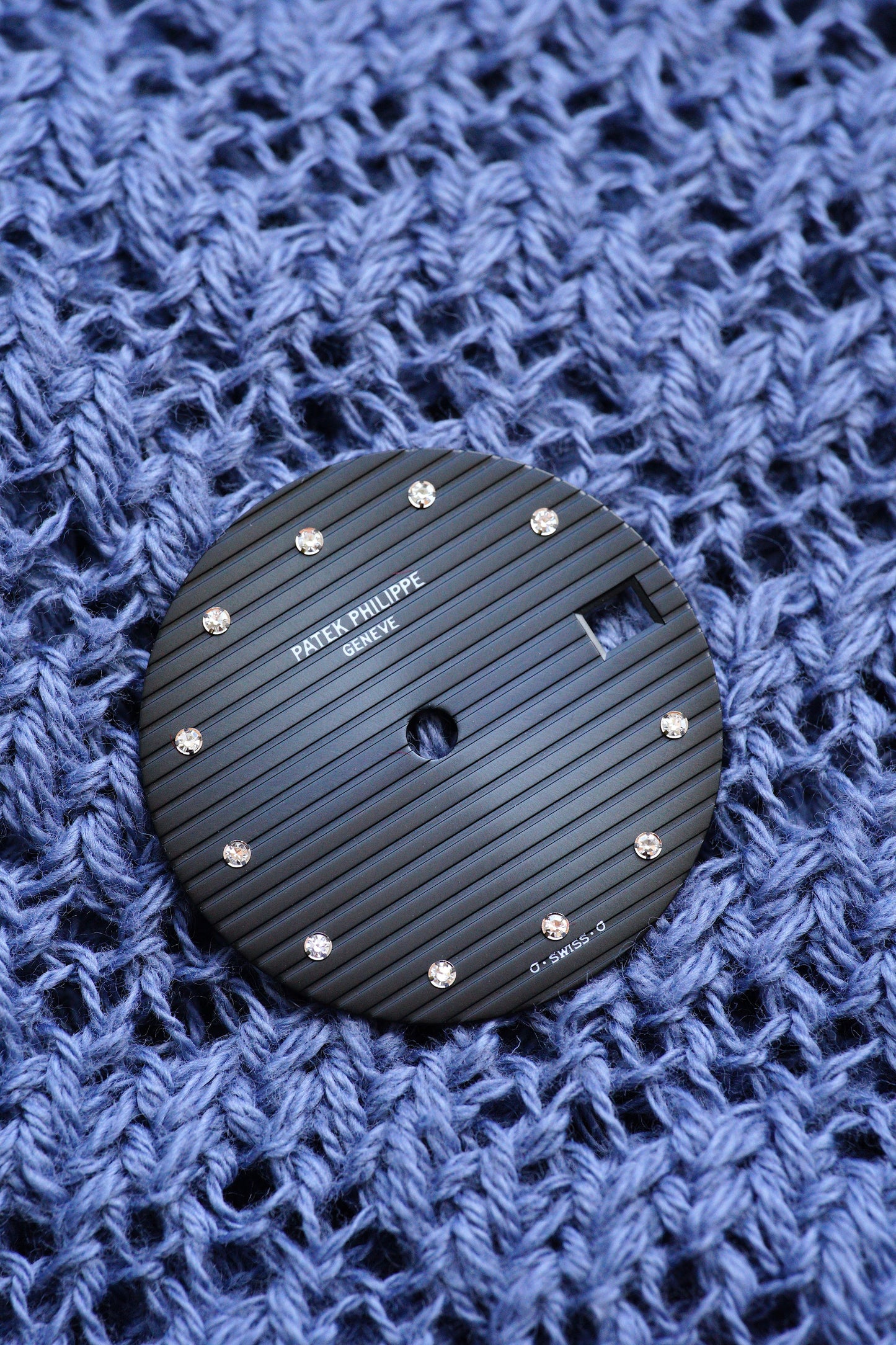 Patek Philippe blau Sigma Diamant Zifferblatt für Nautilus Weißgold 3800G | Platin 3800P