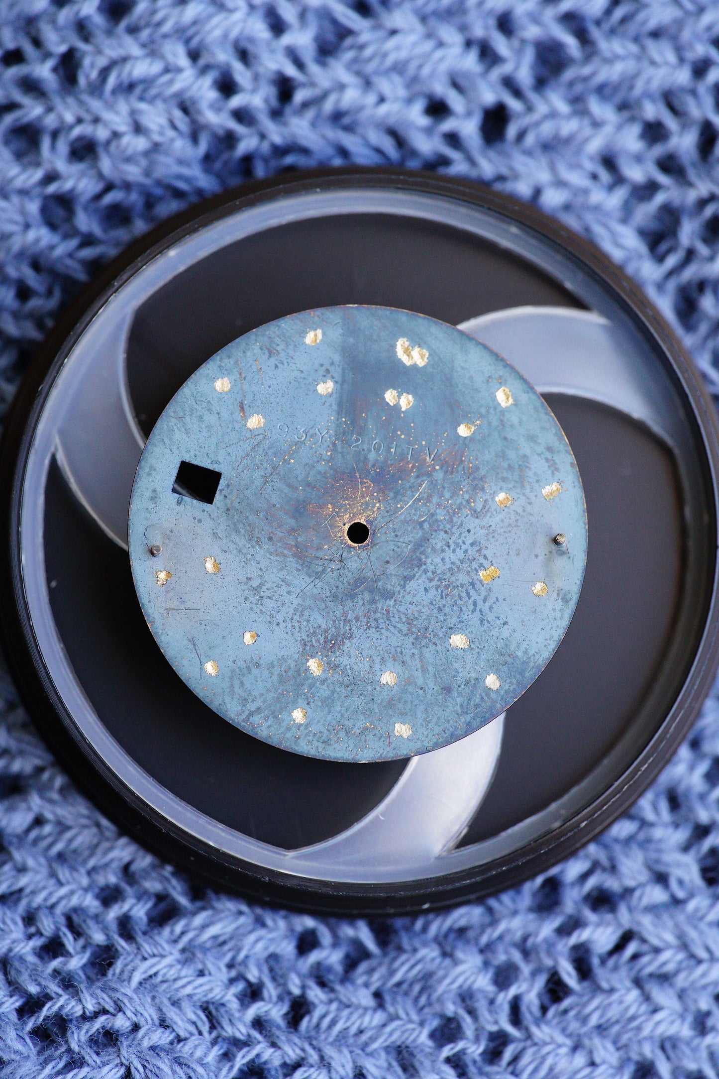 Patek Philippe Sigma Zifferblatt blau für Nautilus 3700 Tritium Gold Version