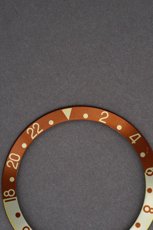 Rolex faded Insert | Inlay for GMT Master 16758 | 16713 | 16718 Root beer