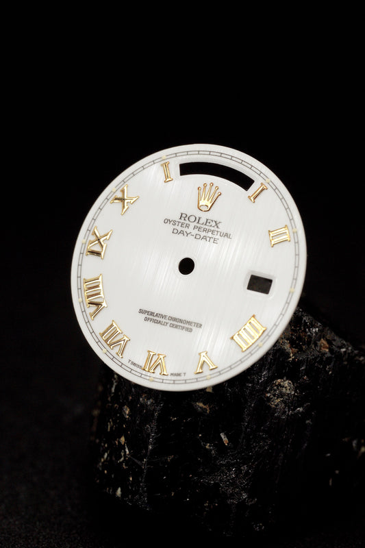 Rolex ,,White Roman'' Dial for OP Day-Date 36mm 18038 | 18238 Tritium