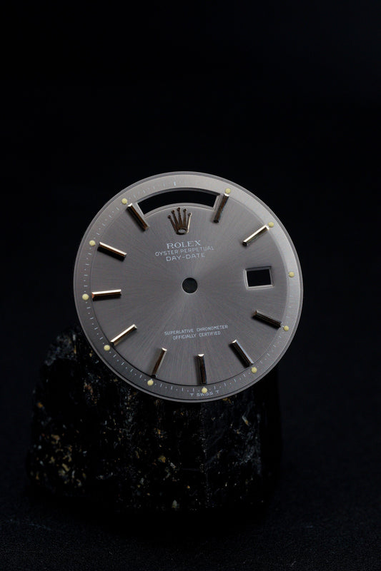 Rolex "Grey Ghost Dial" for Day-Date 36 mm 1803/9 | 1803/6 | 1802 (Zinc Sulfide Tritium) including Hands.