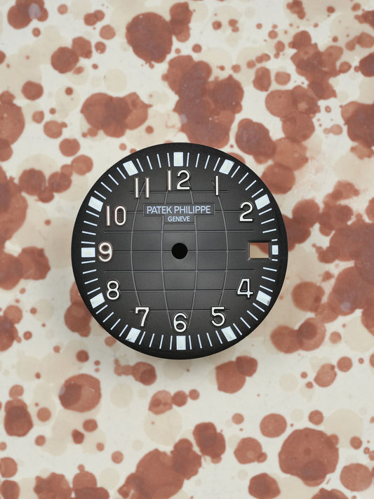Patek Philippe Zifferblatt schwarz für Aquanaut 5167a