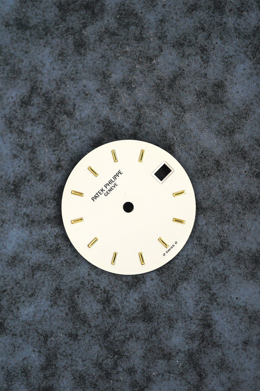 Patek Philippe Sigma Zifferblatt silber für Lady Nautilus 4700 Tritium