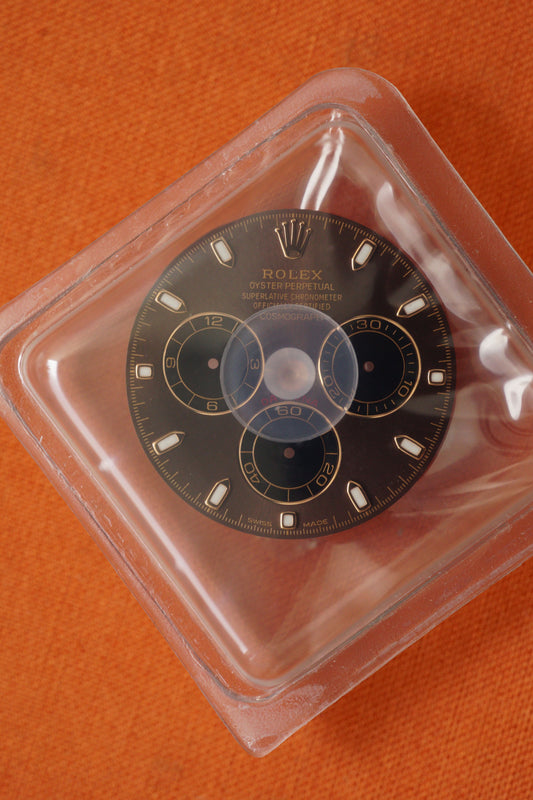 Rolex NOS Chocolate Index Dial for Cosmograph Daytona Rose Gold 116505(LN) / 116515(LN)