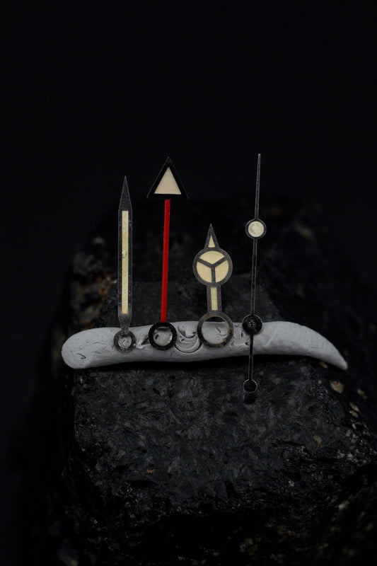 Rolex Zeigersatz für GMT 16710 | 16700 | 16750 Tritium Patina