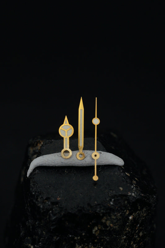 Rolex Gelbgold Zeigersatz/Handset für Submariner 1680/8 Tritium