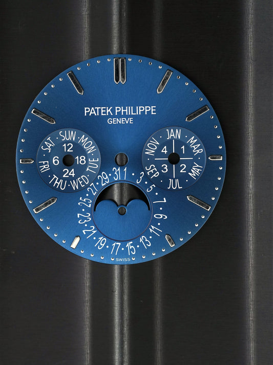 Patek Philippe Blue Dial for Perpetual Calendar 5140 Platinum