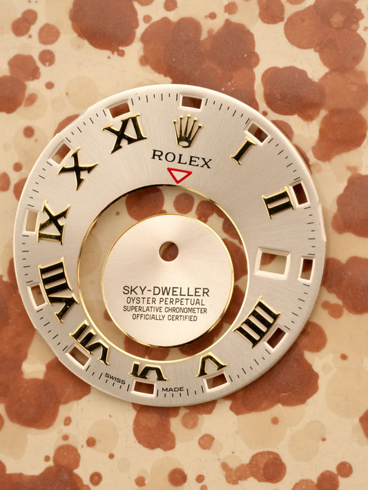 Rolex Beige Dial for Sky-Dweller 326138 Yellow Gold