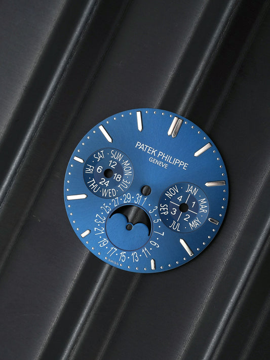 Patek Philippe Blue Dial for Perpetual Calendar 5140 Platinum