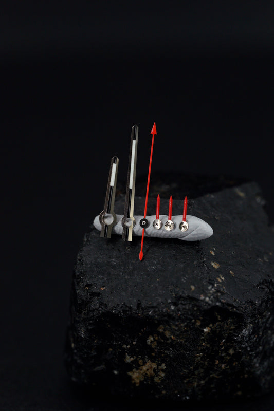 Rolex Handset for Cosmograph Daytona 116509 | 116519 (Red Hands) Chromalight