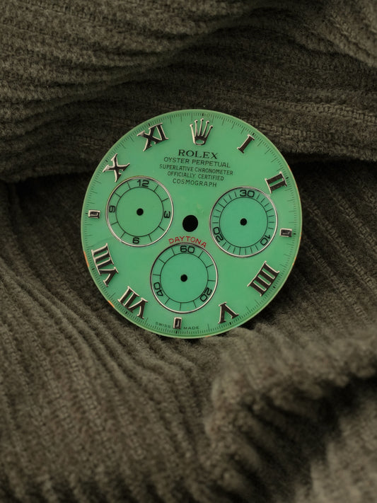 Rolex Zifferblatt "Green Beach" Chrysoprase für Cosmograph Daytona 116509 | 116519