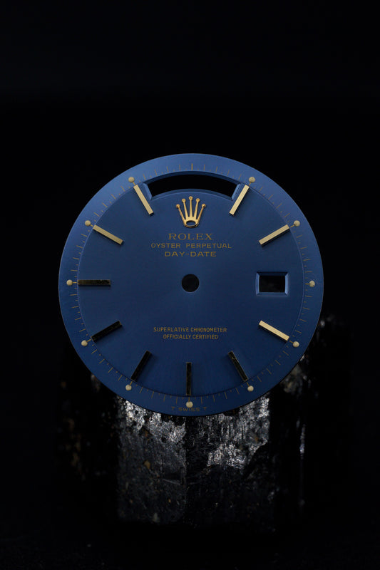 Rolex Zifferblatt Blau für Day-Date 1803 | 1802 Tritium (Blue Stick Dial)