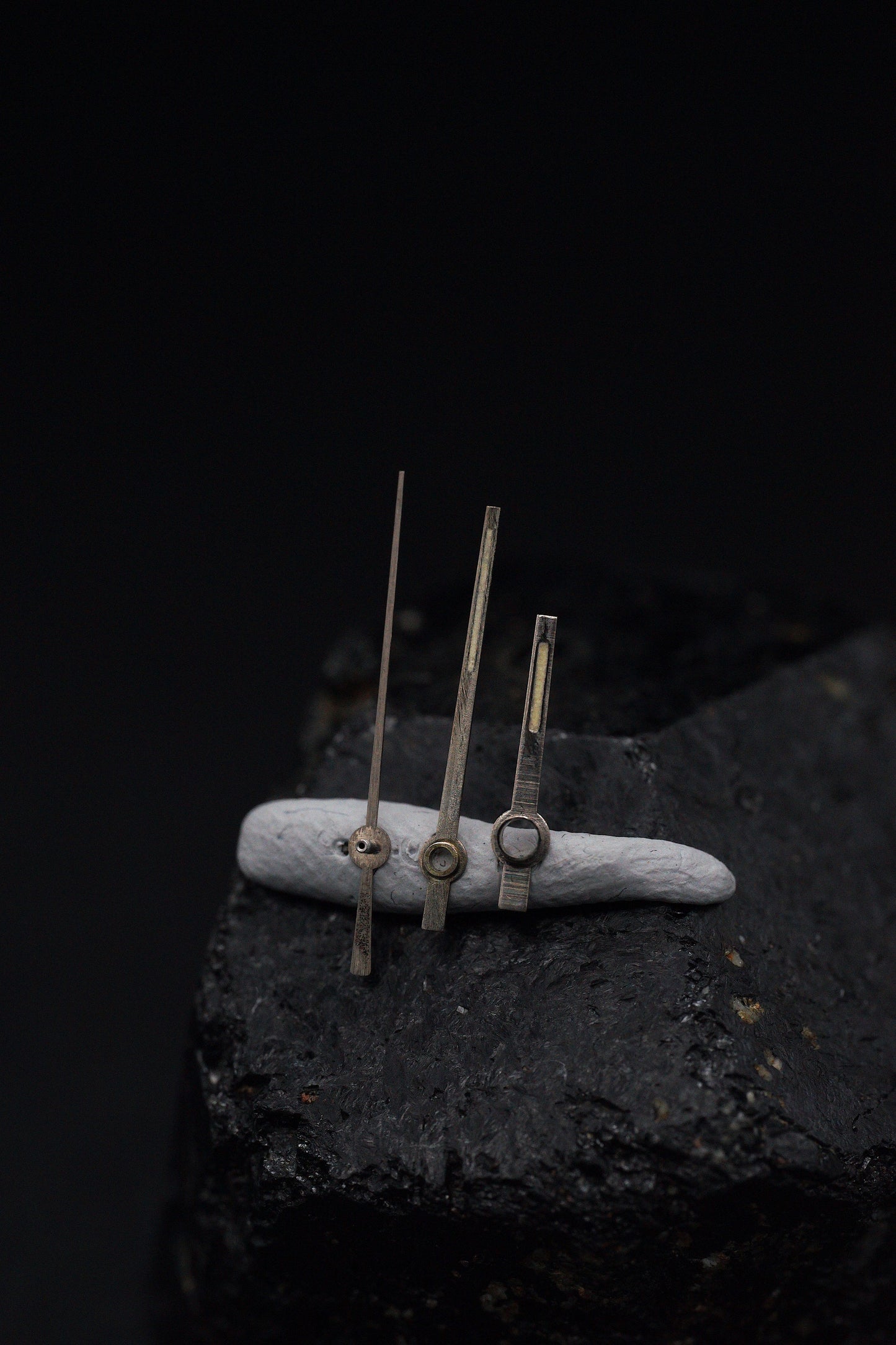 Rolex handset whitegold for early Day-Date 36 mm 1803/9 | 1803/6 | 1802 Zinc Sulfide