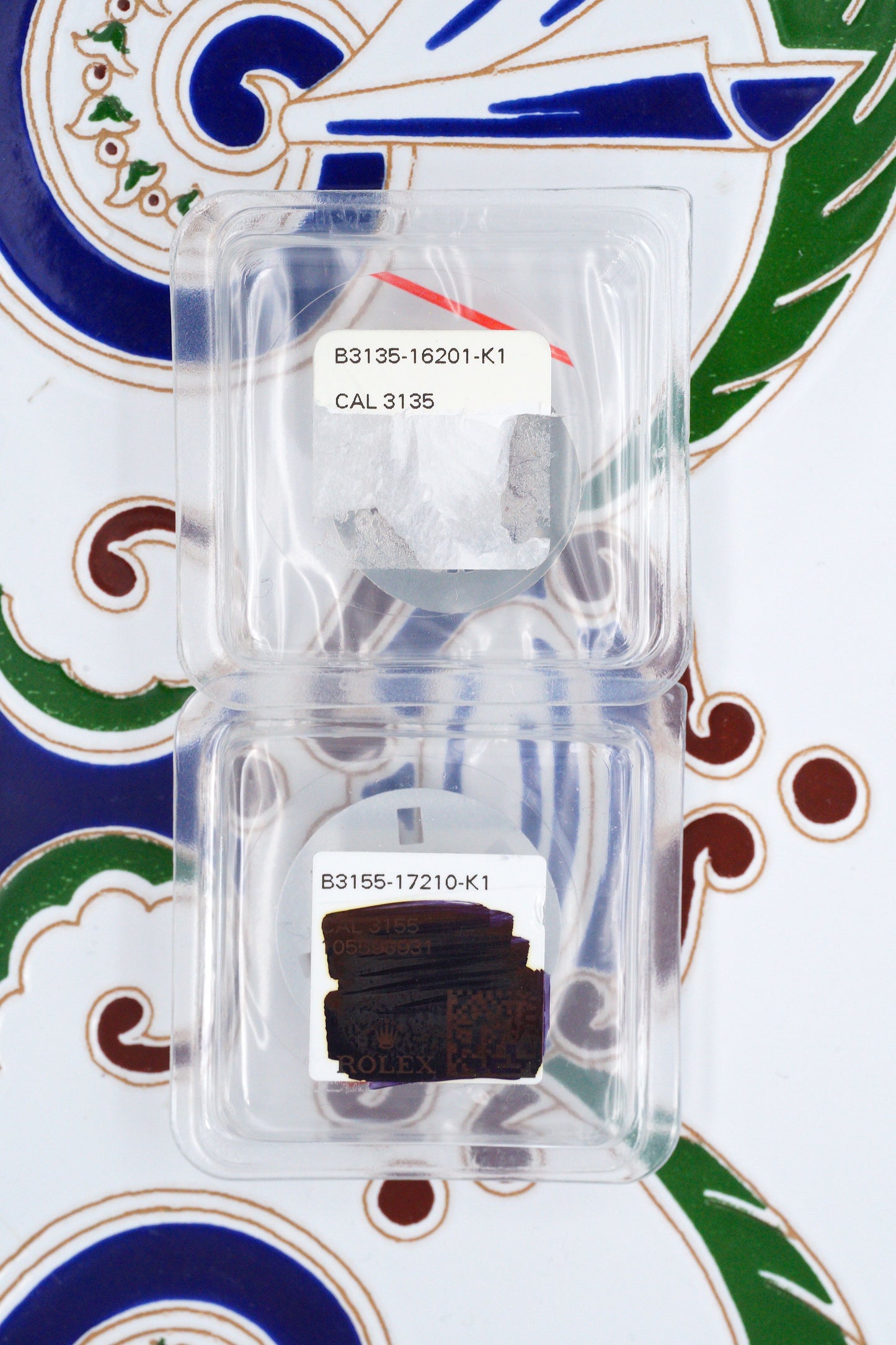 Rolex Date & Day Discs white for Day-Date 36 mm caliber 3155 "arabic / arab" in Bilster