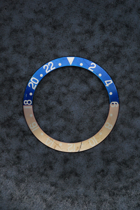 Rolex Blue Back Inlay | Einlage für GMT-Master 1675 | 16750 Fat Font