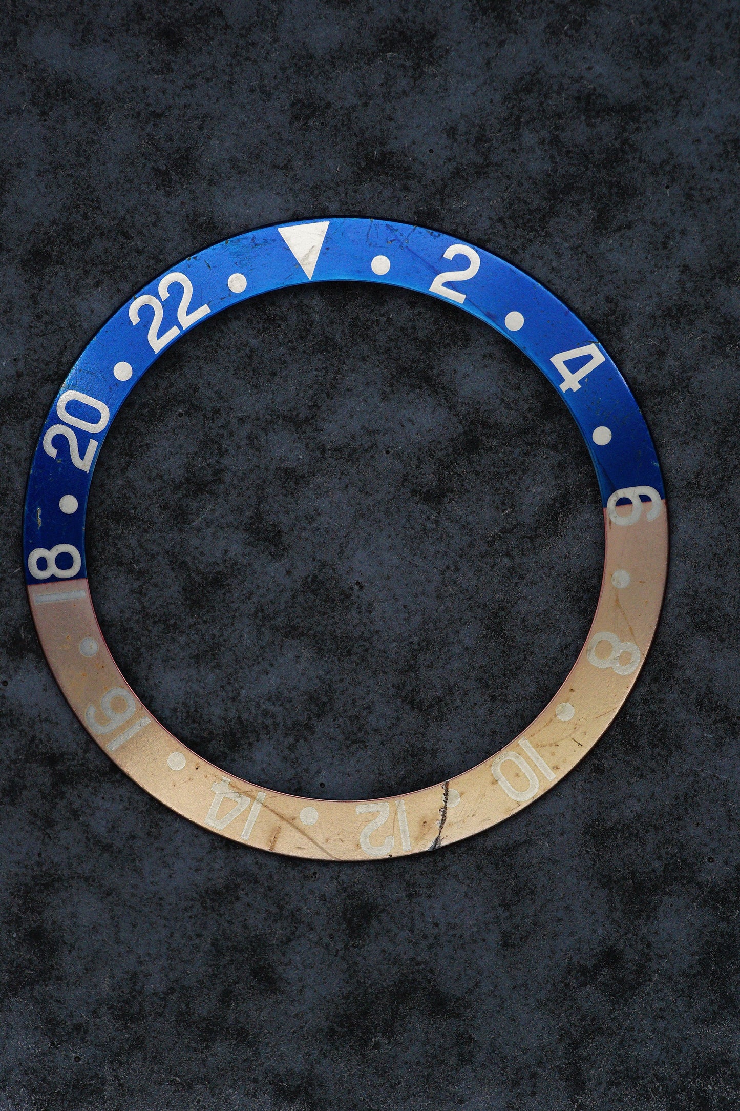 Rolex Blue Back Inlay for GMT-Master 1675 | 16750 Fat Font