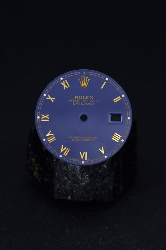 Rolex "Blue Roman" Dial for Datejust 16013 | 16018 | 16233 | 16238 Tritium
