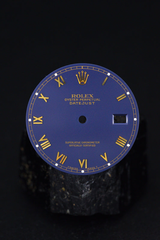 Rolex "Blue Roman" Dial for Datejust 16013 | 16018 | 16233 | 16238 Tritium