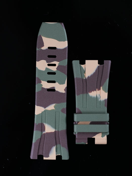 Audemars Piguet NOS Fancy Green Rubber strap for Diver 26703ST.OO.A038CA.01