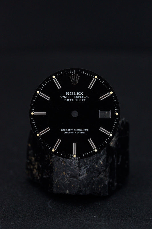 Rolex „Black Dial" Dial Black for OP Datejust 36 mm 16234 | 16030 | 16200 Tritium