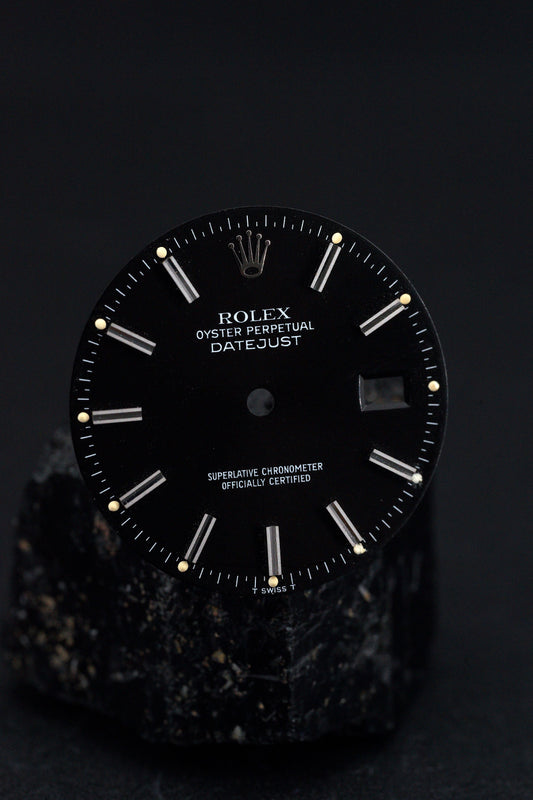 Rolex „Black Dial" Dial Black for OP Datejust 36 mm 16234 | 16030 | 16200 Tritium