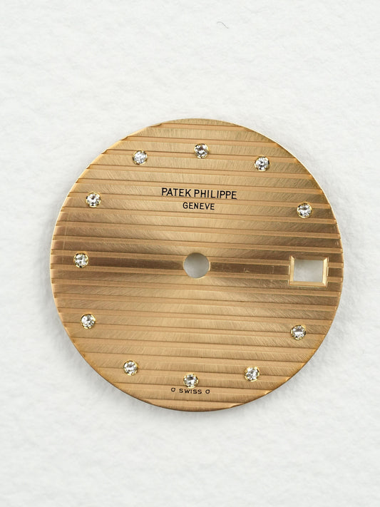 Patek Philippe NOS Sigma diamond dial gold for Nautilus 3800J yellow gold