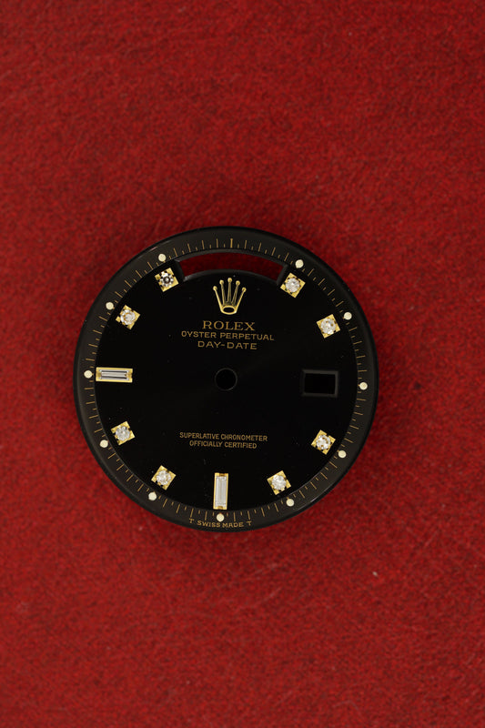 Rolex NOS Black Diamond Dial for Day-Date 1803 | 1802 Tritium