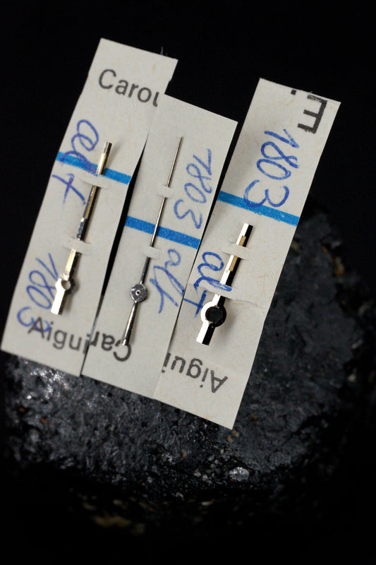 Rolex NOS Handset for Day-Date 1803 White Gold "Old Version" Zinc Sulfid