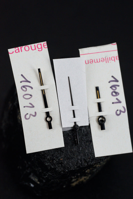 Rolex NOS "Buckley" Handset black for Datejust 16000 | 16030 | 16014 | 17000 | 17014 | 17013 Tritium