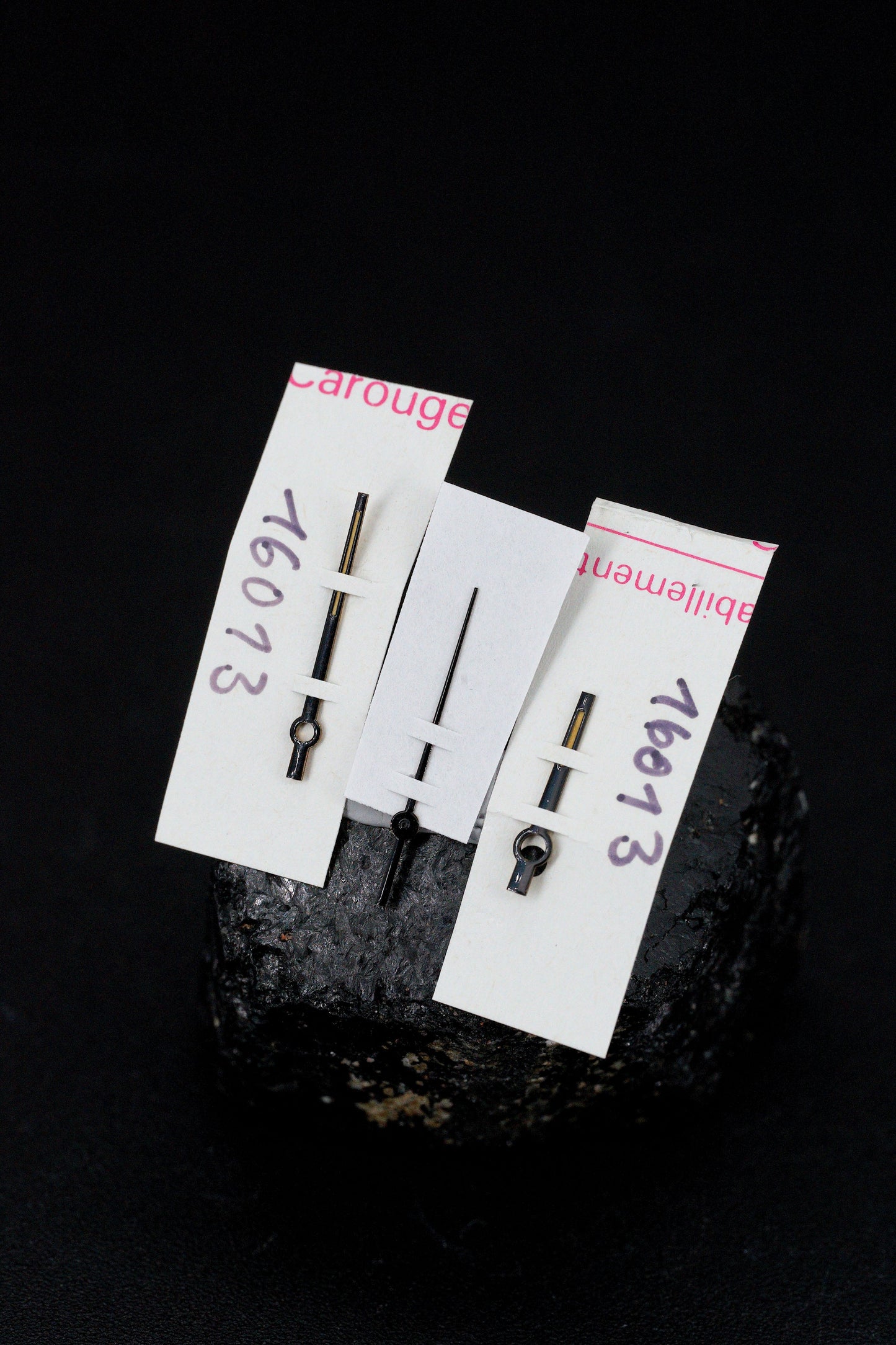 Rolex NOS "Buckley" Handset black for Datejust 16000 | 16030 | 16014 | 17000 | 17014 | 17013 Tritium