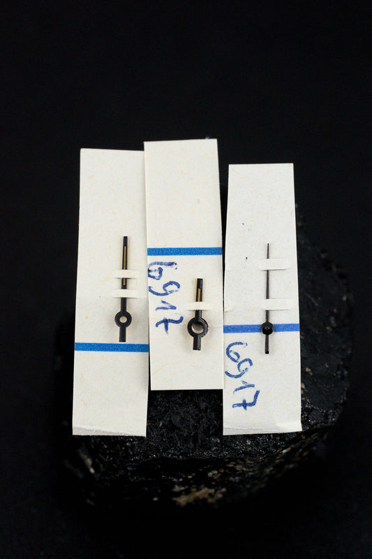 Rolex NOS "Buckley" Handset Black for Lady Datejust 6917